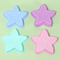 Silicon Cake Mold Candy Soap Candle Mold, The mould of Star Shaped Ice Cream Tray Is Used to Make Iced Coffee Juice Cocktails for DIY Drinks. Christmas Party Children's Cake Decoration. Lightinthebox - thumbnail
