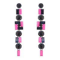 JASSY Contrast Color Crystal Earrings