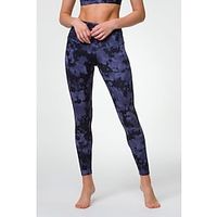 Women's Leggings Yoga Pants Tummy Control Butt Lift High Waist Yoga Fitness Gym Workout Cropped Leggings Bottoms Tie Dye Leopard Camo  Camouflage Black Green Purple Sports Activewear High Elasticity Lightinthebox - thumbnail