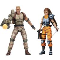 Neca Alien Vs Predator 7 Inch Scale Action Figure - Dutch & Lin Arcade 2 Pack