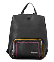 Desigual Black Polyethylene Backpack - DE-26949
