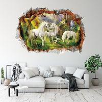 3D Animals Wall Stickers Living Room Kids Room Kindergarten Removable PVC Home Decoration Wall Decal 1pc miniinthebox - thumbnail