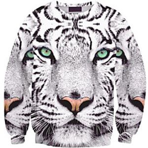 Women's Hoodie Sweatshirt Graphic 3D Animal Print Daily 3D Print Basic Casual Hoodies Sweatshirts  Yellow Gray Orange miniinthebox