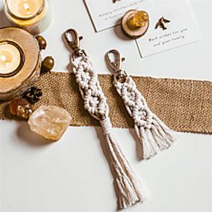 Boho Dream Catcher Handmade Gift Wall Hanging Decor Art Ornament Craft Woven Macrame for Kids Bedroom Wedding Festival miniinthebox