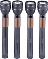 Geepas 4 in 1 Waterproof Handheld Flashlights LED Torch, Multi Color - GFL51015