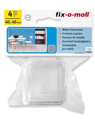 Fix-O-Moll Furniture Coaster 40X40Mm