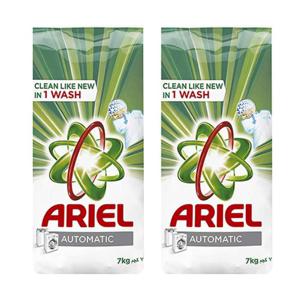 Ariel Automatic Washing Powder Green 2 x 7 kg