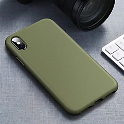 Eco-friendly Silicone Case For iPhone XS Max XR XS X Shockproof Airbag Case Cover For iPhone 8 Plus 8 7 Plus 7 TPU Cases miniinthebox