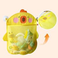 Cute Duck Cartoon Extra Durable Washable Mesh Bathroom Toy Storage Holder Organizer Bath Toy For Children Birthday Gift Lightinthebox