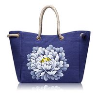 Women Cotton Floral Handbag Chinese Style Shoulder Bag