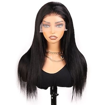 Ishow Hair 4x6 Straight Lace Front Wig For Women Human Hair Wigs HD Transparent Lace Frontal Wig Brazilian 4x6 Lace Closure Wig Lightinthebox