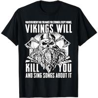 Viking T-shirt Pattern Graphic T-shirt For Men's Adults' Hot Stamping Casual Daily Lightinthebox