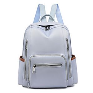 Women's Oxford Cloth Mini Backpack Large Capacity Zipper Daily Black Blue Khaki Gray Lightinthebox