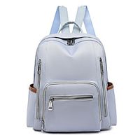 Women's Oxford Cloth Mini Backpack Large Capacity Zipper Daily Black Blue Khaki Gray Lightinthebox - thumbnail