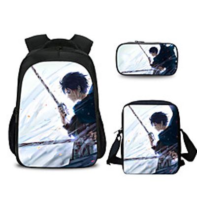 Bag Cosplay Bag Inspired by Attack on Titan Mikasa Ackermann Cosplay levi ackerman Anime Cosplay Accessories Bag Nylon Women's Men's Halloween Costumes miniinthebox