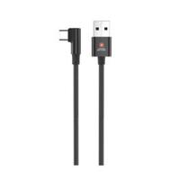 Swiss Military USB to Type C 2M Braided Cable, Black