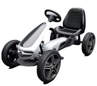 Megastar Licensed Mercedes Benz Authorized Pedal Go Kart - White (UAE Delivery Only)