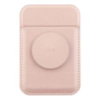 UNIQ Flixa Magnetic Card Holder And Pop-Out Grip-Stand - Blush Pink