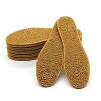 1 Pair Warm Insole  Inserts  Plush Insole  Foot Warmer Insole Nylon Sole Winter  Fall Unisex Gold  Coffee Lightinthebox - thumbnail