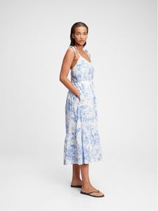 V-Neck Cami Midi Dress