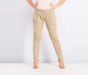 Womens Plain Pants  Khaki