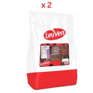 Leuven Compound Dark Chocolate Coins 2x5KG Carton