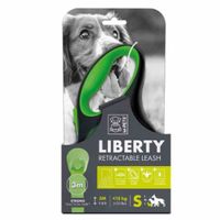 M-PETS Liberty Dog Retractable Leash Green Small (Pack of 2)
