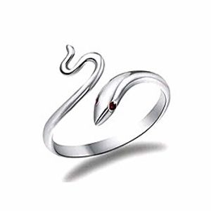 nonebrand retro snake ring animal punk fashion gothic cobra ring opening adjustable size (a) Lightinthebox