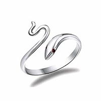 nonebrand retro snake ring animal punk fashion gothic cobra ring opening adjustable size (a) Lightinthebox - thumbnail
