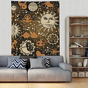 Tarot Divination Wall Tapestry Art Decor Blanket Curtain Hanging Home Bedroom Living Room Decoration Mysterious Bohemian Celestial Moon Sun Lightinthebox