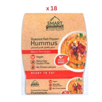 Smart Gourmet Red Pepper Hummus 18X225G