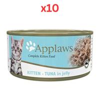 Applaws Kitten Tuna Wet Food Tin 10X70g Pack Of 10 (UAE Delivery Only)