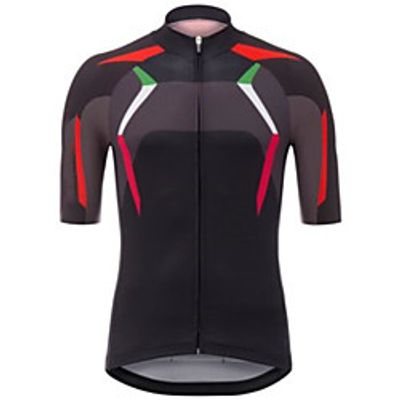 CAWANFLY Men's Short Sleeve Cycling Jersey Summer Black  Red Bike Tracksuit Jersey Top Road Bike Cycling Quick Dry Sports Clothing Apparel  Micro-elastic Lightinthebox