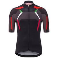 CAWANFLY Men's Short Sleeve Cycling Jersey Summer Black  Red Bike Tracksuit Jersey Top Road Bike Cycling Quick Dry Sports Clothing Apparel  Micro-elastic Lightinthebox - thumbnail
