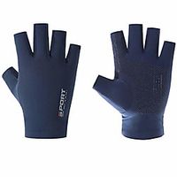 sun protection half finger gloves men's non-slip summer thin section ice silk half drive driving fishing fishing two finger gloves women ice silk gloves sun protection anti skid high elastic Lightinthebox - thumbnail