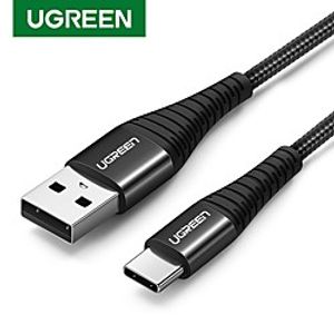 UGREEN USB C Cable High Speed 3 A 1.5m(5Ft) Nylon For Xiaomi Huawei Phone Accessory miniinthebox