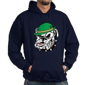 St. Patrick's Day Shamrock Irish Hoodie Anime Front Pocket Graphic Hoodie For Men's Women's Unisex Adults' Hot Stamping 100% Polyester Casual Daily miniinthebox