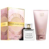 Lalique L'Amour (W) Edp 50Ml + Edp 10Ml Mini (Empty) Travel Set