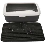 Trixie Sieve Mat For Cat Litter Trays - Grey-58X75Cm