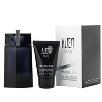 Mugler Alien Man (M) Edt 100ml Refillable + Body Shampoo 50ml Travel Set