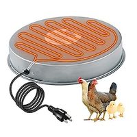 Chicken Water Heater, Chicken Water Heater Heated Base, Automatic Pet Water Heater 15.7x15.7x1.6inch Heater 30° C Metal Constant Temperature Plug and Play for Farm Winter Deicer Lightinthebox - thumbnail
