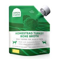 Open Farm Homestead Turkey Bone Broth Meal Topper For Dogs & Cats - 12OZ