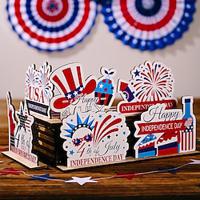 American Independence Day Wooden Décor: Ideal for Home Decor and Festive Scenes For Memorial Day/The Fourth of July Lightinthebox