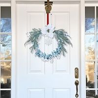 2023 Christmas Wreath Decoration Simulation Xmas Flower Pine Branch wreath Suitable for Hotel Restaurant Home Indoor Theme Party Decoration miniinthebox - thumbnail