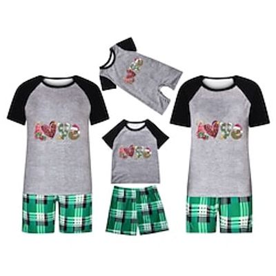 Family Christmas Pajamas Cartoon Letter Home Short-sleeved star—6 pictures Short-sleeved star—1 picture Short-sleeved star—2 pictures Short Sleeve Active Matching Outfits Lightinthebox Family Christmas Pajamas Cartoon Letter Home Short-sleeved star—6 pictures Short-sleeved star—1 picture Short-sleeved star—2 pictures Short Sleeve Active Matching Outfits Lightinthebox