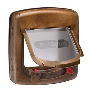 Petsafe Magnetic 4 Way Locking Deluxe Cat Flap - Wood