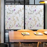 Window Covering Plants Film Static Privacy Decoration Self Adhesive for UV Blocking Heat Control Glass Window Stickers 10040CM Lightinthebox - thumbnail