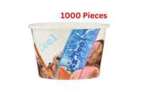 Hotpack Paper Ice Cream Cup Without Lid 1000 Pieces - ICB500