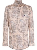 Etro cotton paisley print shirt - Brown - thumbnail