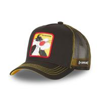 Capslab Sylvester The Cat Unisex Adult Trucker Cap - Black - thumbnail